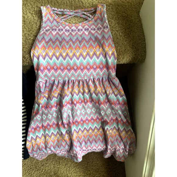 Bundle of Summer Girl Dresses Size 4/4T - Picture 6 of 9
